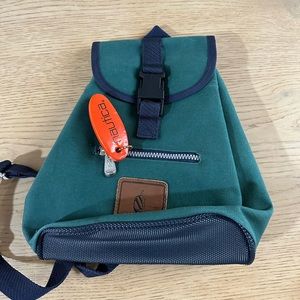 Small nautica bookbag vintage canvas